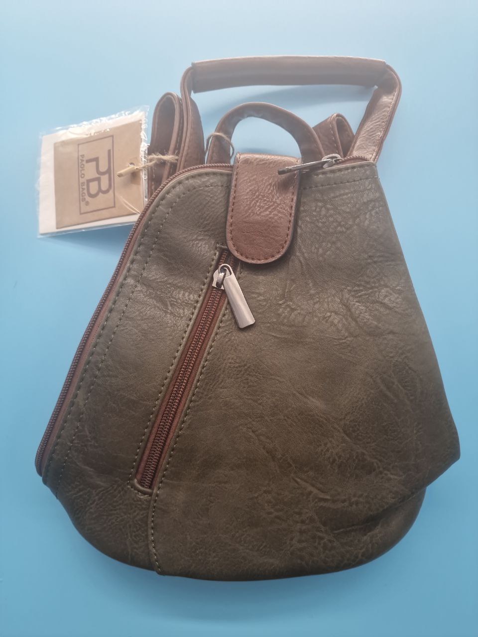 Damen Rucksack aus Kunstleder – eleganter City-Rucksack