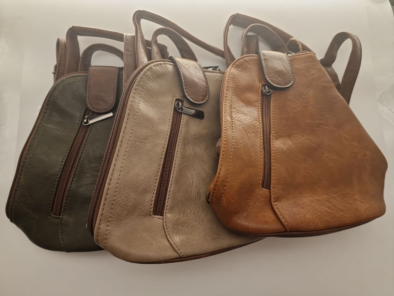 Damen Rucksack aus Kunstleder – eleganter City-Rucksack