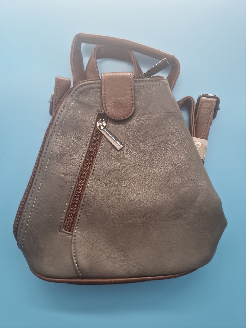 Damen Rucksack aus Kunstleder – eleganter City-Rucksack
