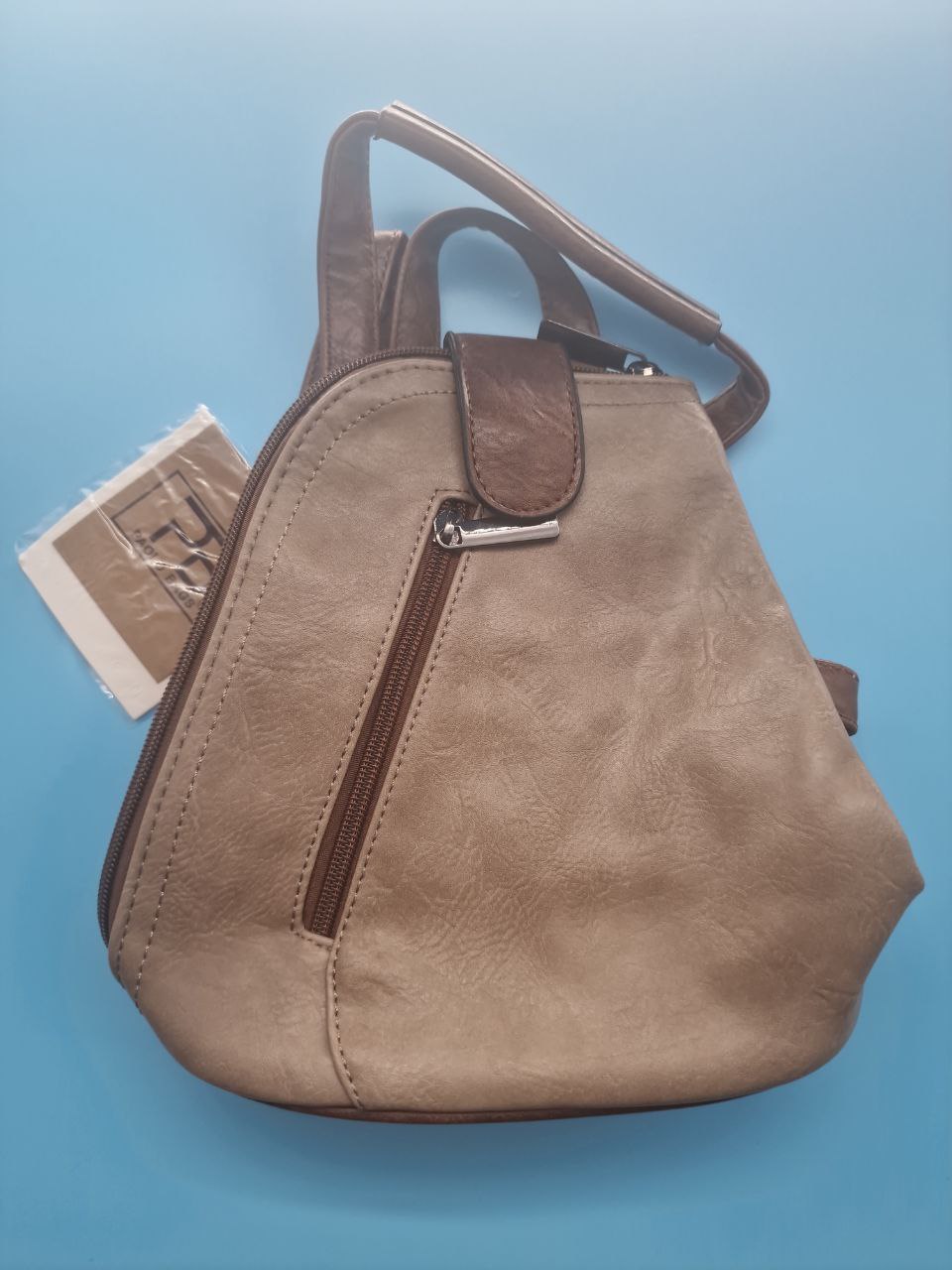 Damen Rucksack aus Kunstleder – eleganter City-Rucksack