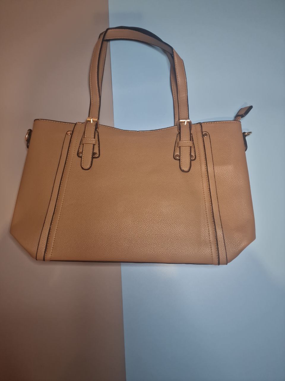 Damen Handtasche 2-in-1 Set aus Kunstleder