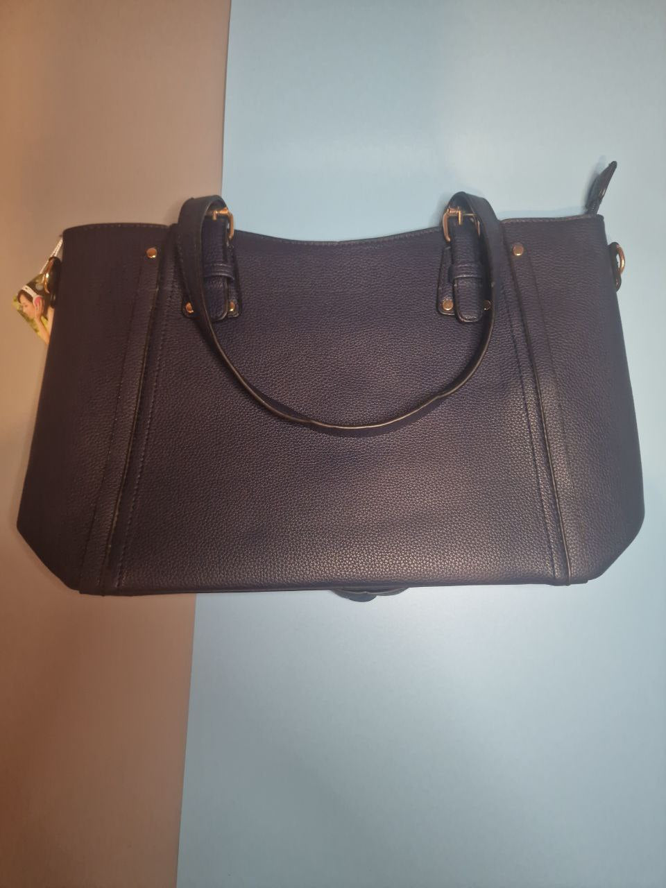 Damen Handtasche 2-in-1 Set aus Kunstleder